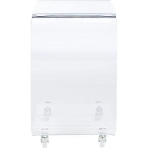 SAFAVIEH Home Collection Rollins Clear Acrylic Bar Cart