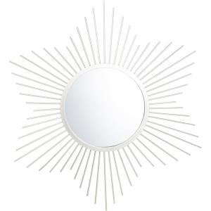 SAFAVIEH Home River Silver Sunburst 36-inch Decorative Accent Mirror