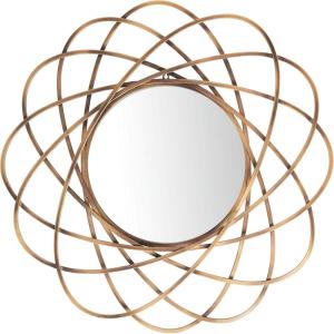 SAFAVIEH Home Sinisa Gold 32-inch Decorative Accent Mirror