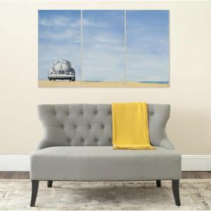 Safavieh Art Collection Dune Buggy Triptych Wall Art
