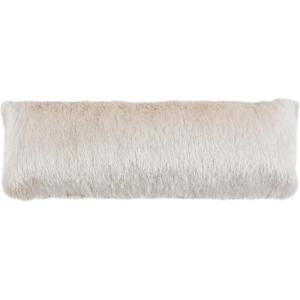 Safavieh Cali Shag Throw Pillow, Silver(Ivory)