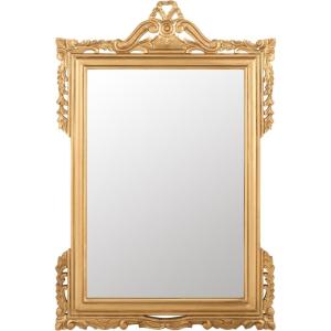 Safavieh Home Collection Pedimint Mirror, Gold(Gold)