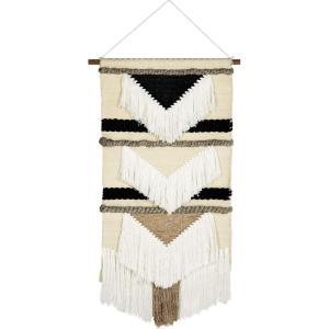 Safavieh Home Collection Sedona Beige and Brown Woven Wall Art(Black/White)