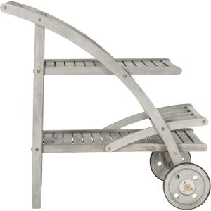 Safavieh Outdoor Living Collection Lodi Tea Cart(Grey)