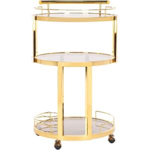 Safavieh Rio Bar Cart(Gold / Tea)