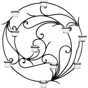 Safavieh Wall Art Collection Circular Candle Holder Wall Sconce