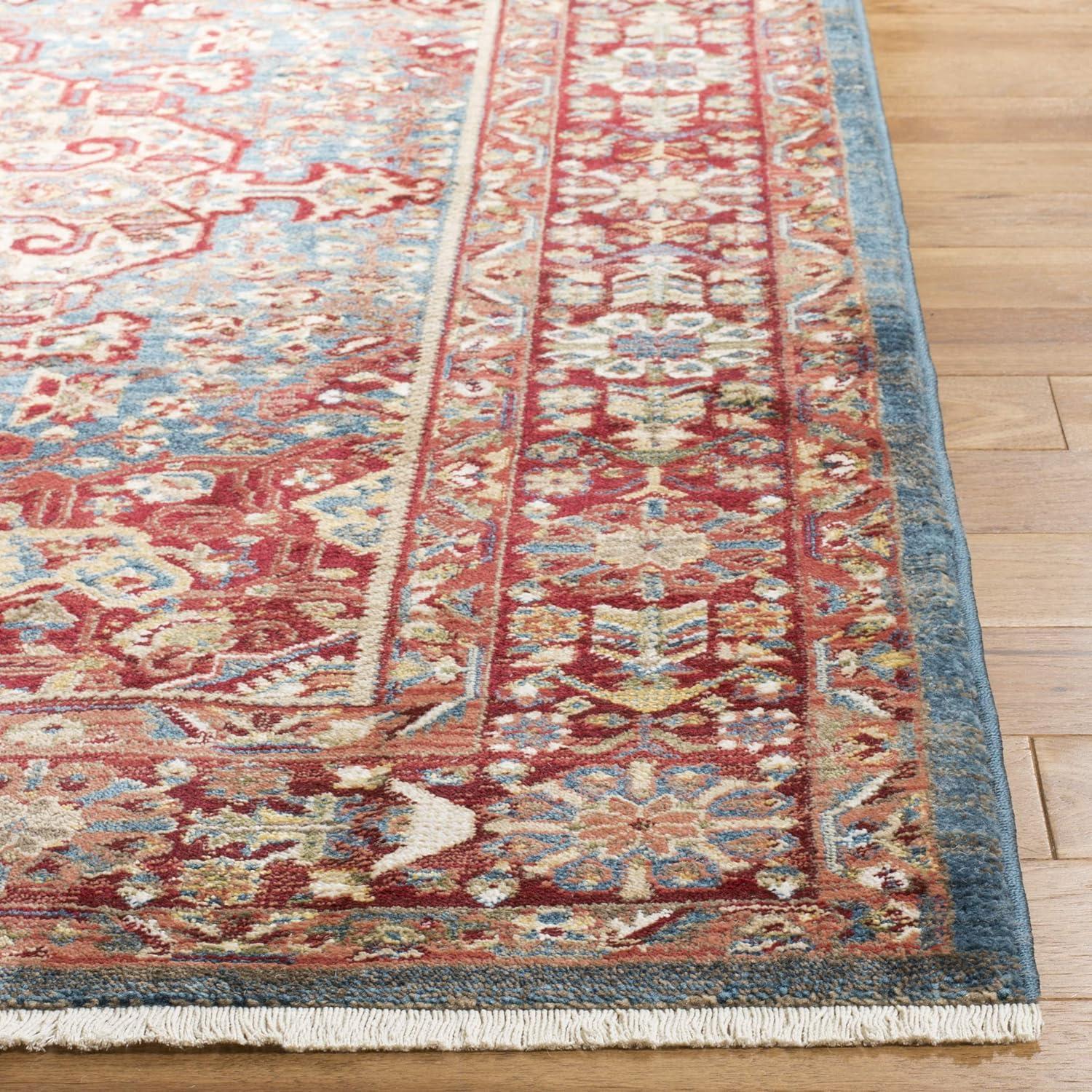 image:imageSAFAVIEH Area Rug 8x10 Kashan Collection Large Blue amp Red Traditional Oriental Design NonShedding amp Easy Cleaning Ideal for Living Room Bedroom Office Dining Space KSN305ABlueRed