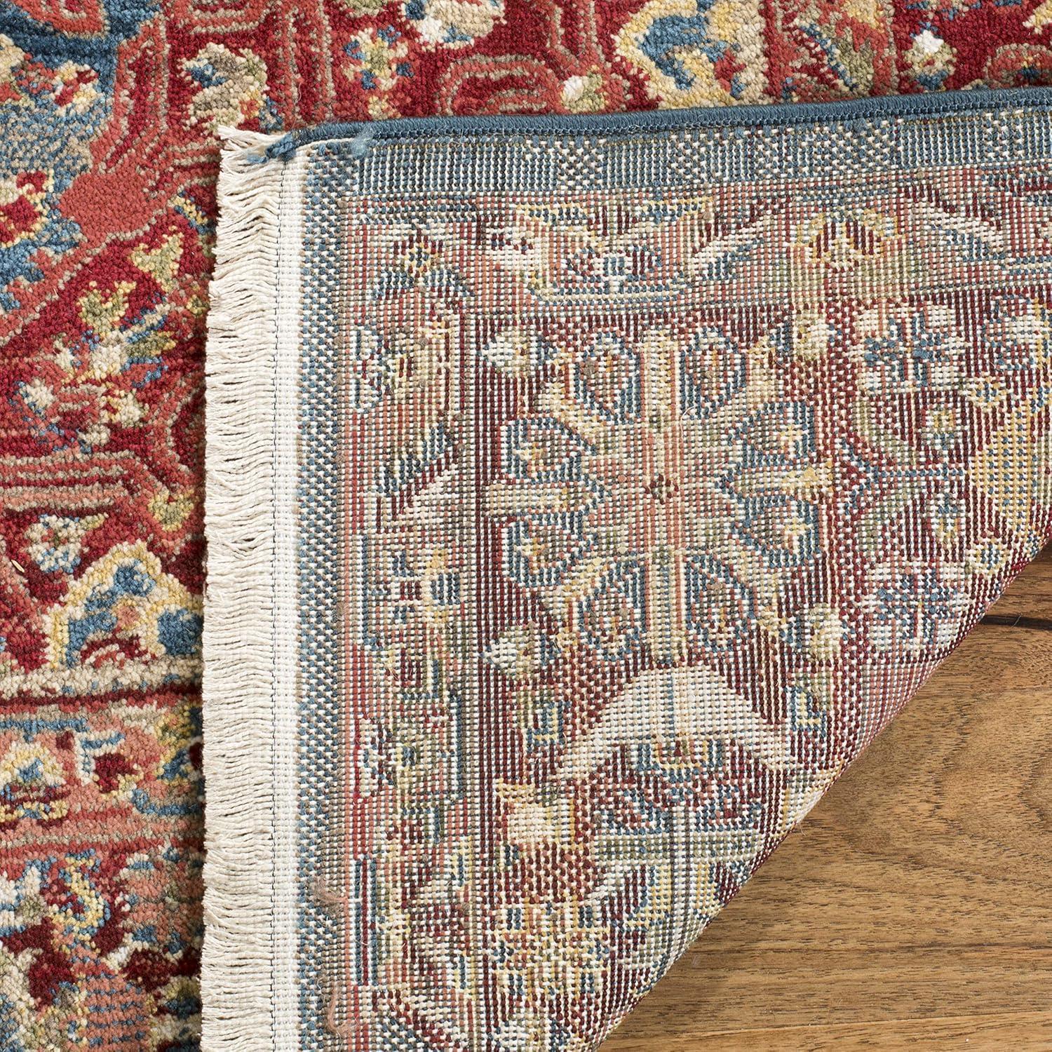 image:imageSAFAVIEH Area Rug 8x10 Kashan Collection Large Blue amp Red Traditional Oriental Design NonShedding amp Easy Cleaning Ideal for Living Room Bedroom Office Dining Space KSN305ABlueRed