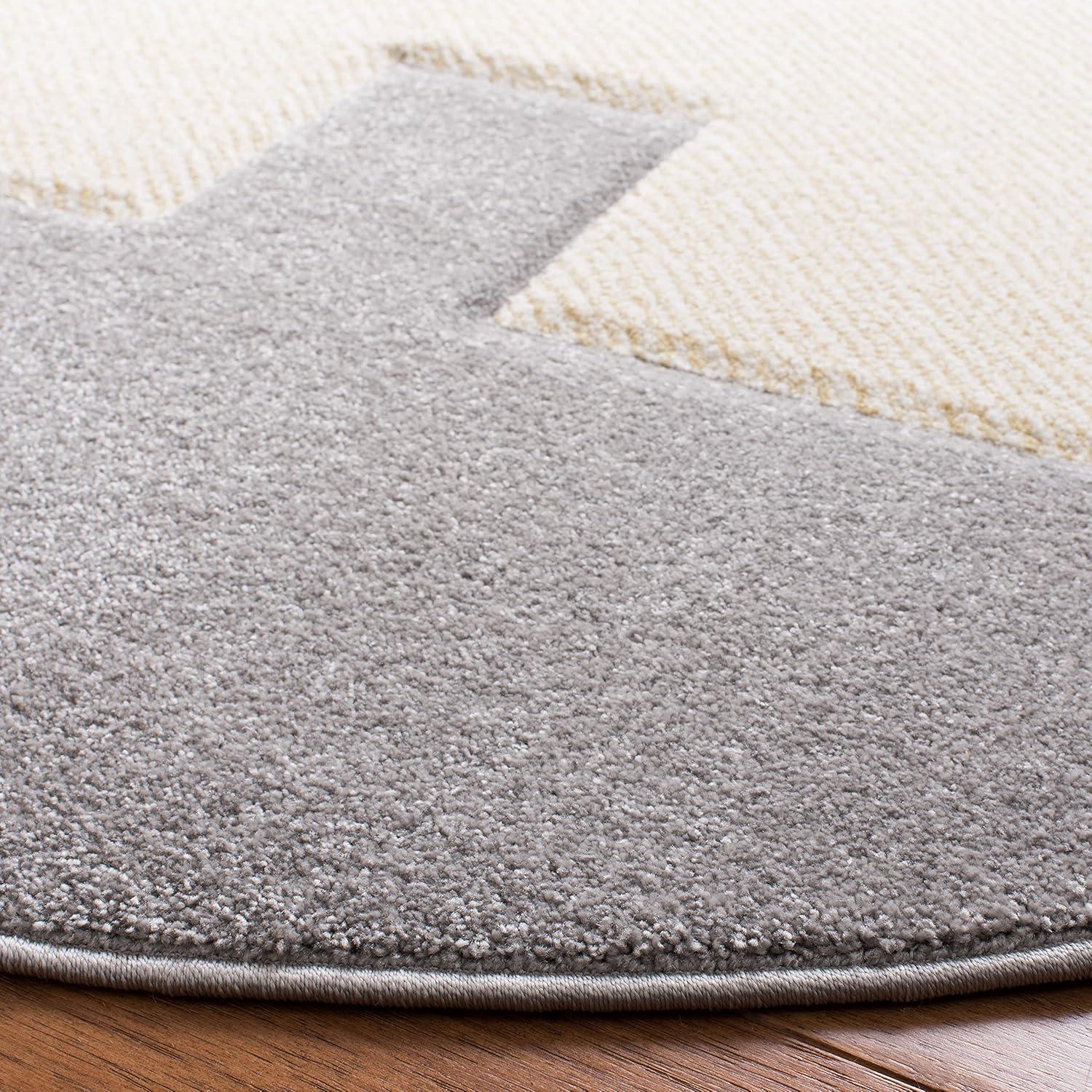 image:imageSAFAVIEH Carousel Kids Collection Accent Rug 33 x 53 Grey amp Ivory Elephant NonShedding amp Easy Care Ideal for High Traffic Areas for Boys amp Girls in Playroom Nursery Bedroom CRK165BGreyIvory