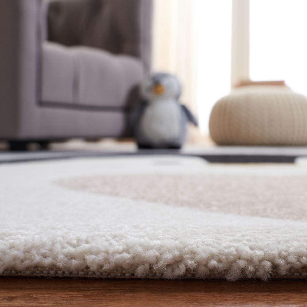 image:imageSAFAVIEH Carousel Kids Collection Accent Rug 4 x 6 Light Grey amp Black NonShedding amp Easy Care Ideal for High Traffic Areas for Boys amp Girls in Playroom Nursery Bedroom CRK132FLight GreyBlack