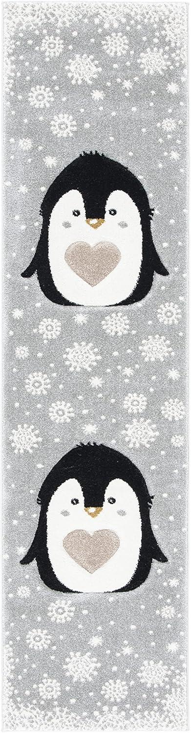 image:imageSAFAVIEH Carousel Kids Collection Accent Rug 4 x 6 Light Grey amp Black NonShedding amp Easy Care Ideal for High Traffic Areas for Boys amp Girls in Playroom Nursery Bedroom CRK132FLight GreyBlack