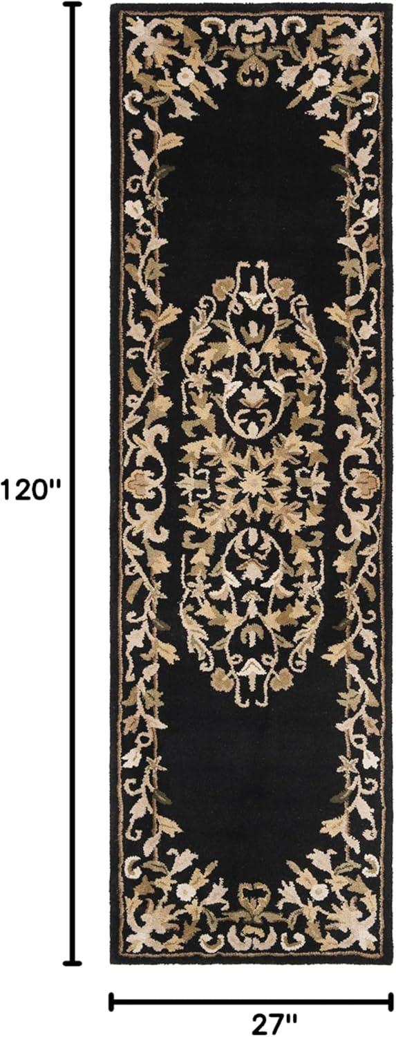 image:imageSAFAVIEH Heritage Collection Area Rug 5 x 8 Beige amp Green Handmade Traditional Oriental Wool Ideal for High Traffic Areas in Living Room Bedroom HG640ABlack