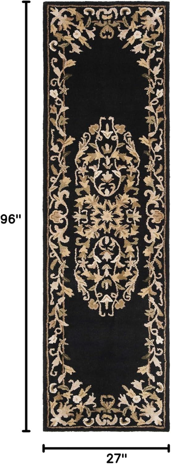 image:imageSAFAVIEH Heritage Collection Area Rug 5 x 8 Beige amp Green Handmade Traditional Oriental Wool Ideal for High Traffic Areas in Living Room Bedroom HG640ABlack