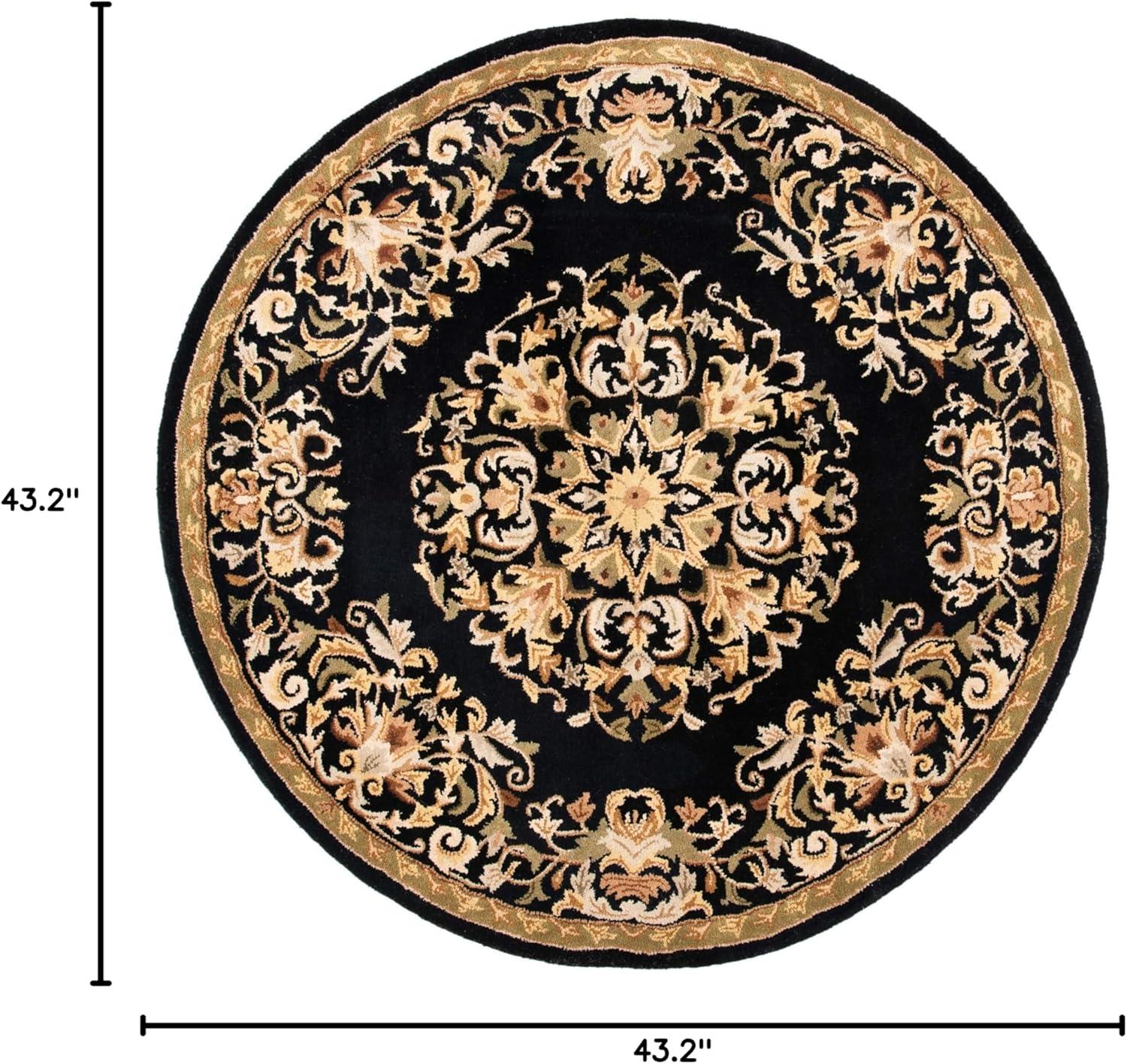image:imageSAFAVIEH Heritage Collection Area Rug 5 x 8 Beige amp Green Handmade Traditional Oriental Wool Ideal for High Traffic Areas in Living Room Bedroom HG640ABlack