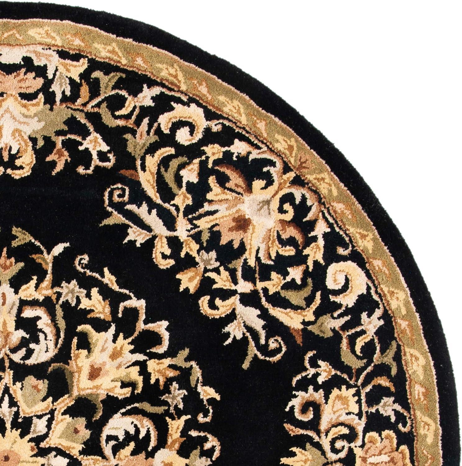 image:imageSAFAVIEH Heritage Collection Area Rug 5 x 8 Beige amp Green Handmade Traditional Oriental Wool Ideal for High Traffic Areas in Living Room Bedroom HG640ABlack