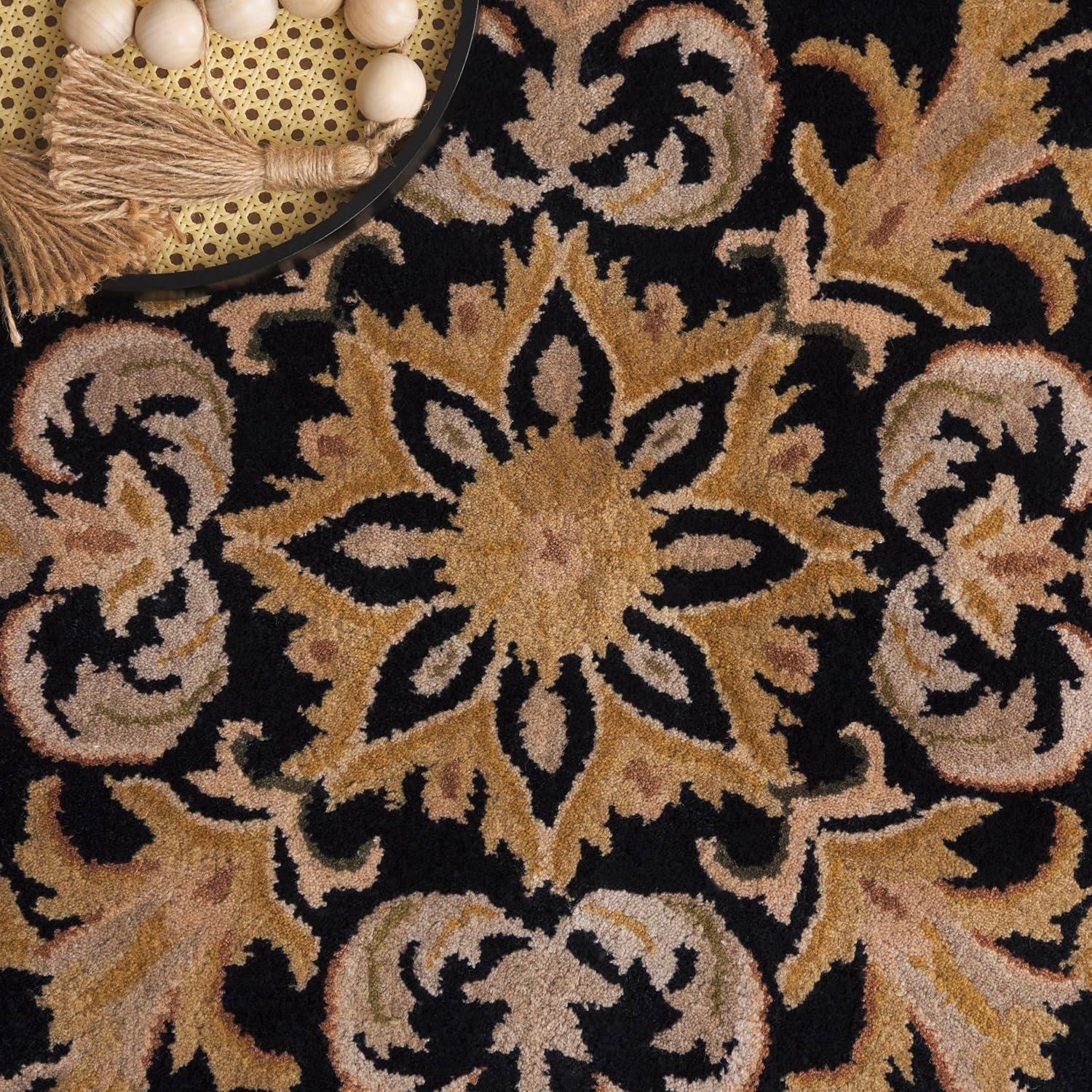 image:imageSAFAVIEH Heritage Collection Area Rug 5 x 8 Beige amp Green Handmade Traditional Oriental Wool Ideal for High Traffic Areas in Living Room Bedroom HG640ABlack