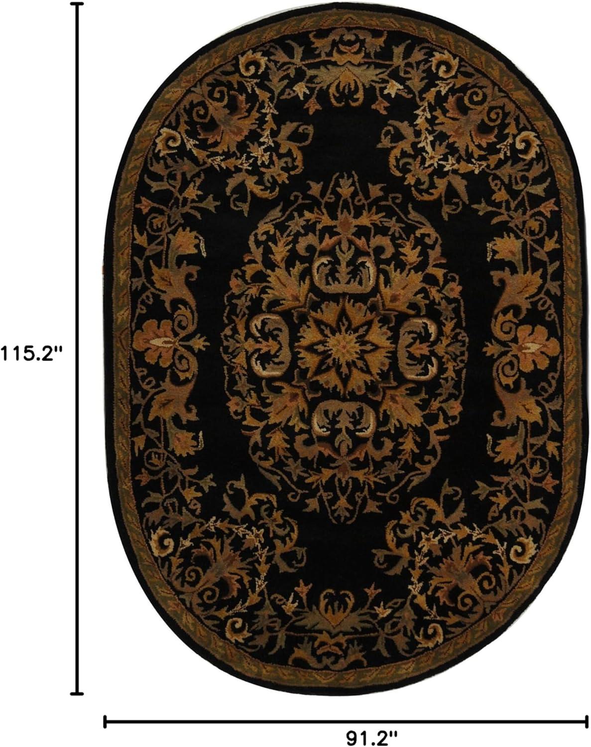 image:imageSAFAVIEH Heritage Collection Area Rug 5 x 8 Beige amp Green Handmade Traditional Oriental Wool Ideal for High Traffic Areas in Living Room Bedroom HG640ABlack