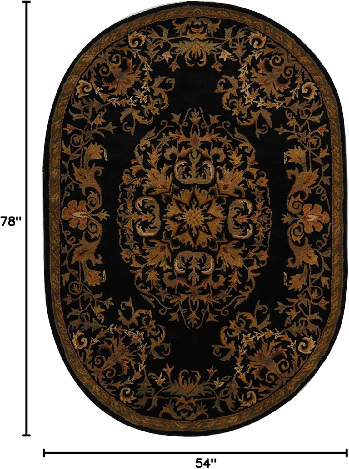 image:imageSAFAVIEH Heritage Collection Area Rug 5 x 8 Beige amp Green Handmade Traditional Oriental Wool Ideal for High Traffic Areas in Living Room Bedroom HG640ABlack