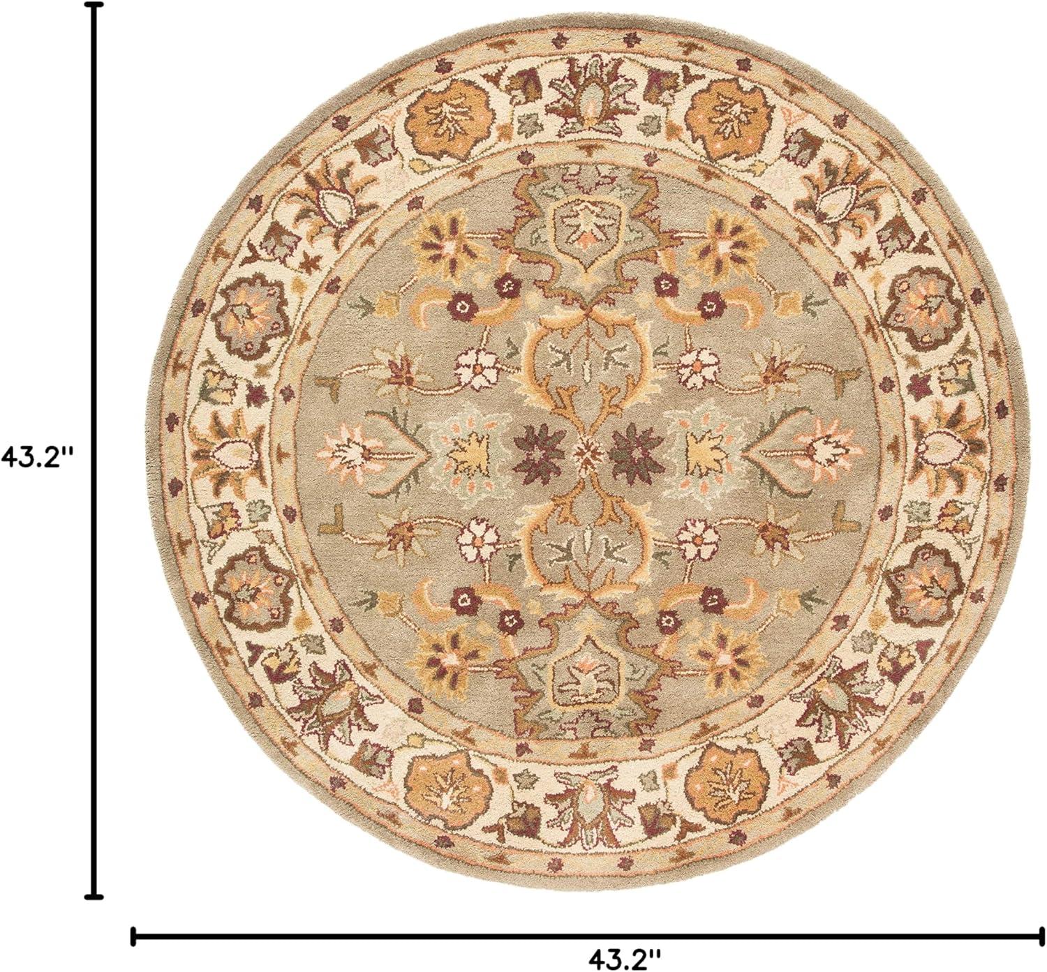 image:imageSAFAVIEH Heritage Collection Area Rug 5 x 8 Light Green amp Beige Handmade Traditional Oriental Wool Ideal for High Traffic Areas in Living Room Bedroom HG959ALight GreenBeige