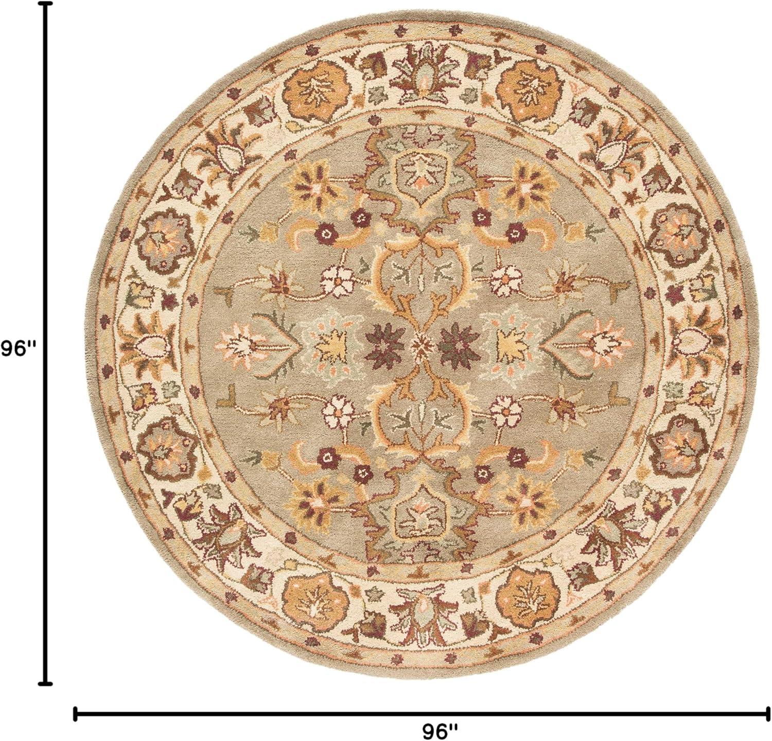 image:imageSAFAVIEH Heritage Collection Area Rug 5 x 8 Light Green amp Beige Handmade Traditional Oriental Wool Ideal for High Traffic Areas in Living Room Bedroom HG959ALight GreenBeige