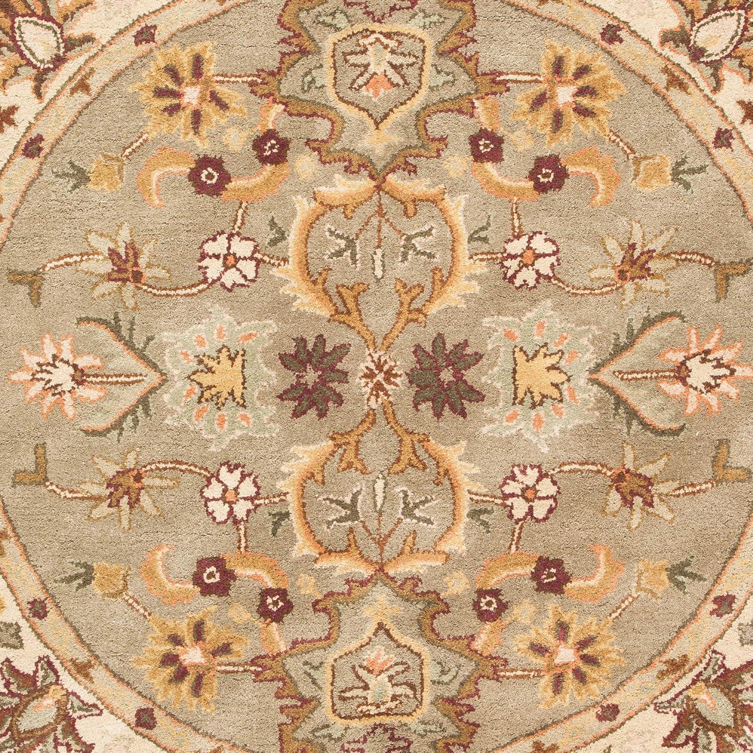 image:imageSAFAVIEH Heritage Collection Area Rug 5 x 8 Light Green amp Beige Handmade Traditional Oriental Wool Ideal for High Traffic Areas in Living Room Bedroom HG959ALight GreenBeige