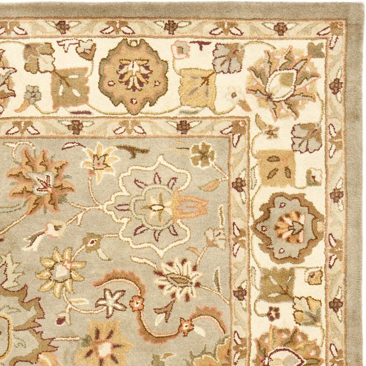 image:imageSAFAVIEH Heritage Collection Area Rug 5 x 8 Light Green amp Beige Handmade Traditional Oriental Wool Ideal for High Traffic Areas in Living Room Bedroom HG959ALight GreenBeige