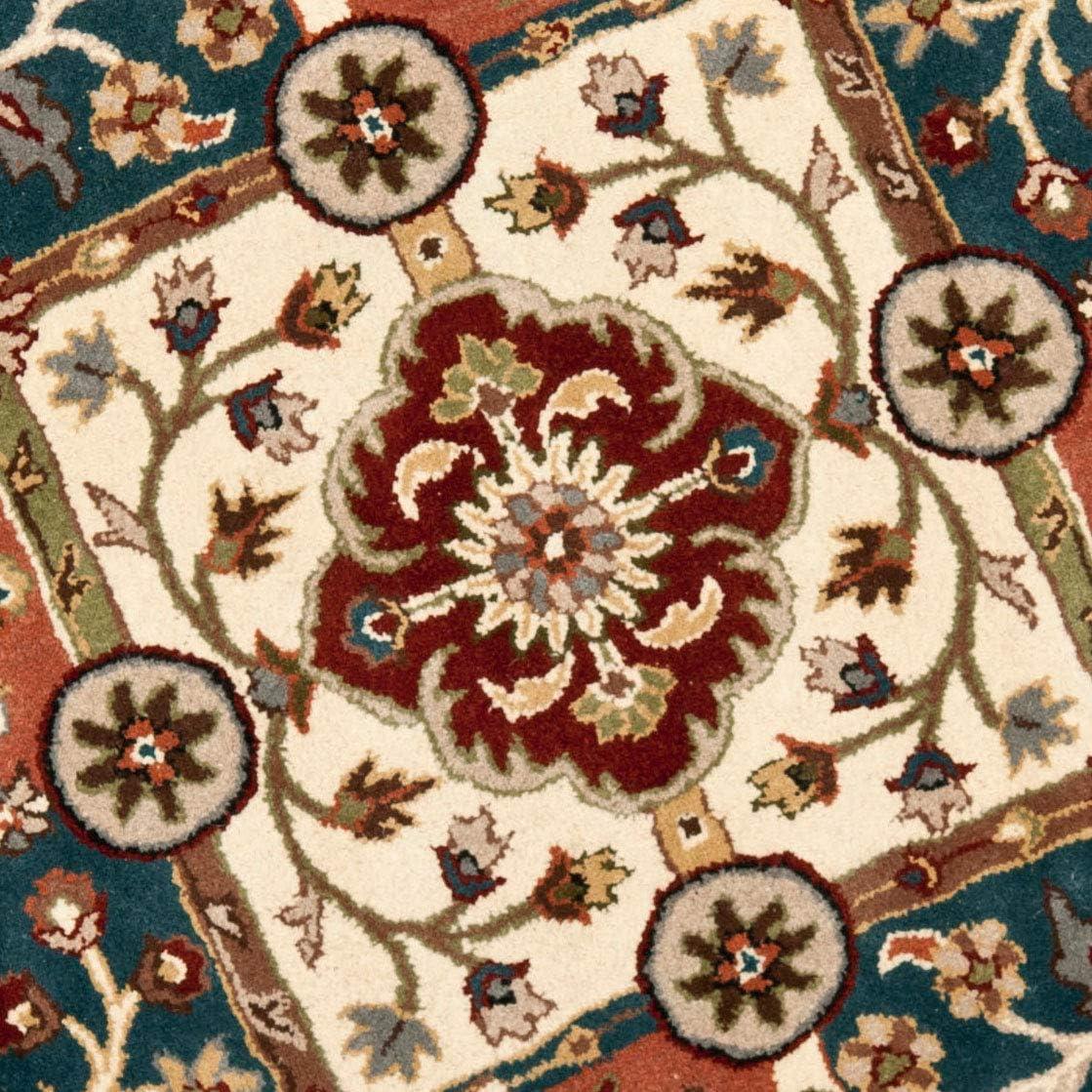 image:imageSAFAVIEH Heritage Collection Area Rug 5 x 8 Multi amp Red Handmade Traditional Oriental Wool Ideal for High Traffic Areas in Living Room Bedroom HG925AMultiRed