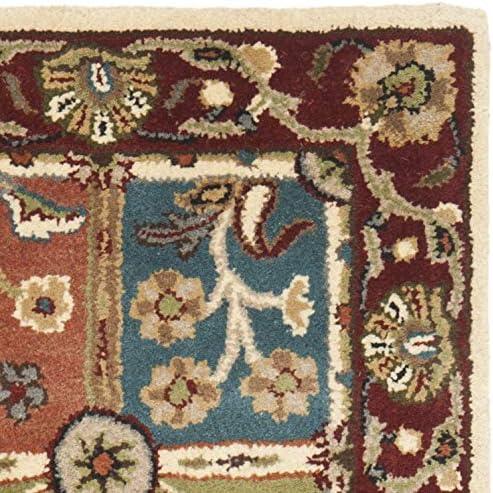 image:imageSAFAVIEH Heritage Collection Area Rug 5 x 8 Multi amp Red Handmade Traditional Oriental Wool Ideal for High Traffic Areas in Living Room Bedroom HG925AMultiRed