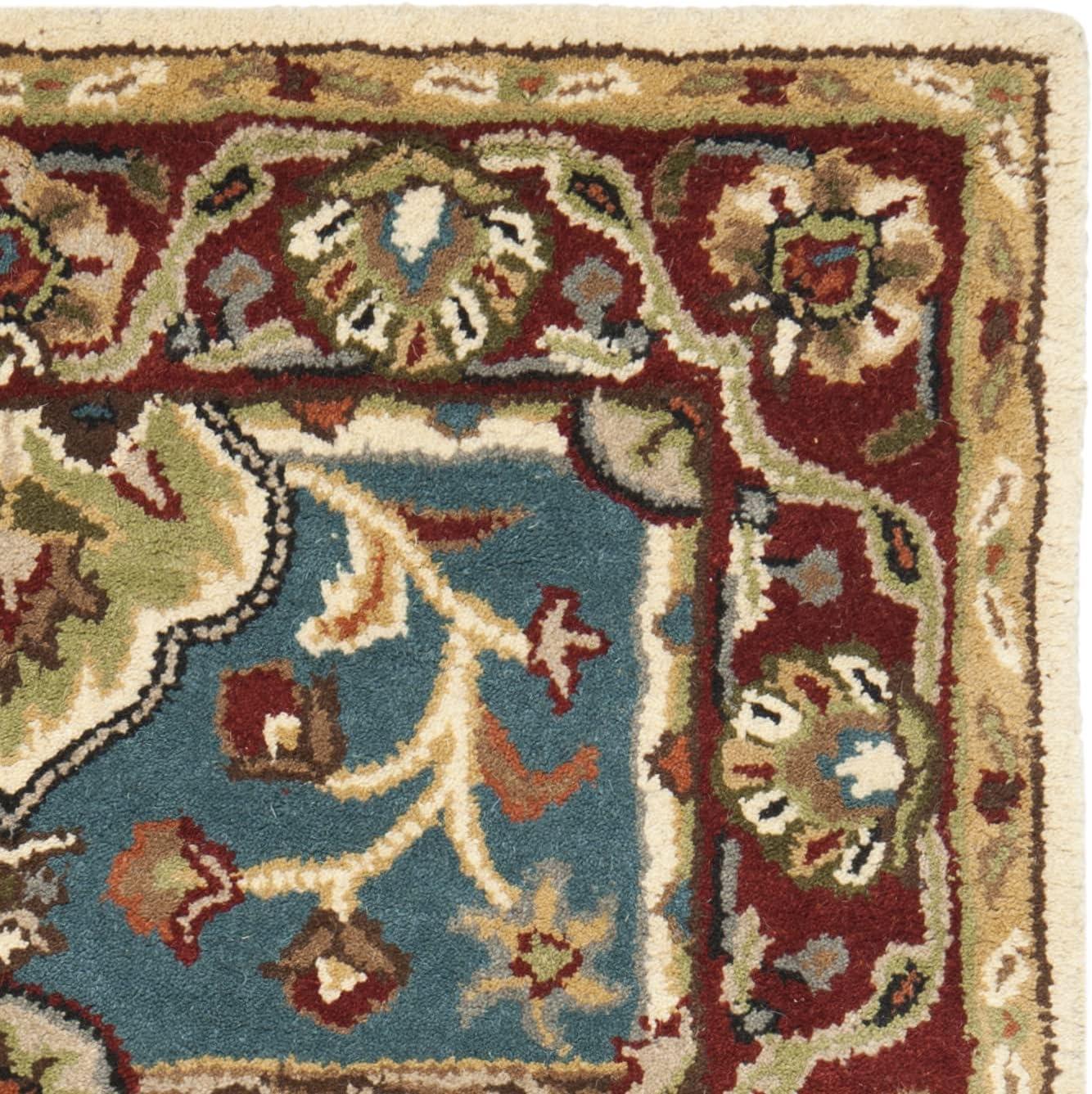 image:imageSAFAVIEH Heritage Collection Area Rug 5 x 8 Multi amp Red Handmade Traditional Oriental Wool Ideal for High Traffic Areas in Living Room Bedroom HG925AMultiRed