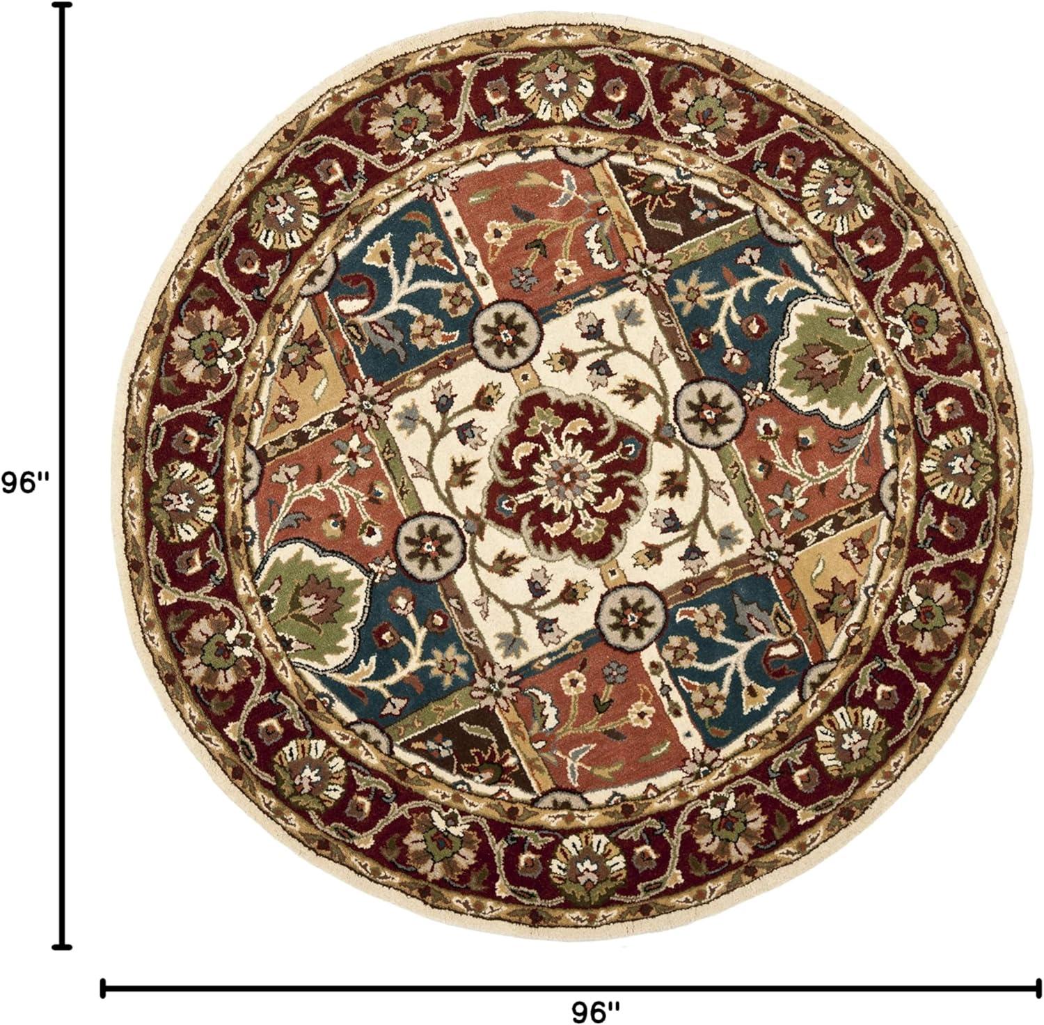 image:imageSAFAVIEH Heritage Collection Area Rug 5 x 8 Multi amp Red Handmade Traditional Oriental Wool Ideal for High Traffic Areas in Living Room Bedroom HG925AMultiRed