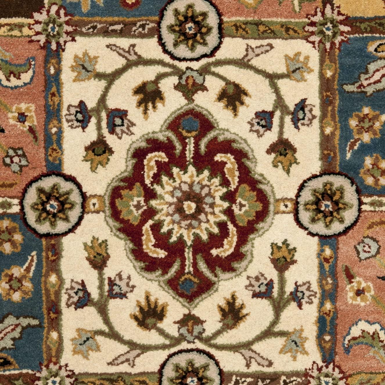 image:imageSAFAVIEH Heritage Collection Area Rug 5 x 8 Multi amp Red Handmade Traditional Oriental Wool Ideal for High Traffic Areas in Living Room Bedroom HG925AMultiRed