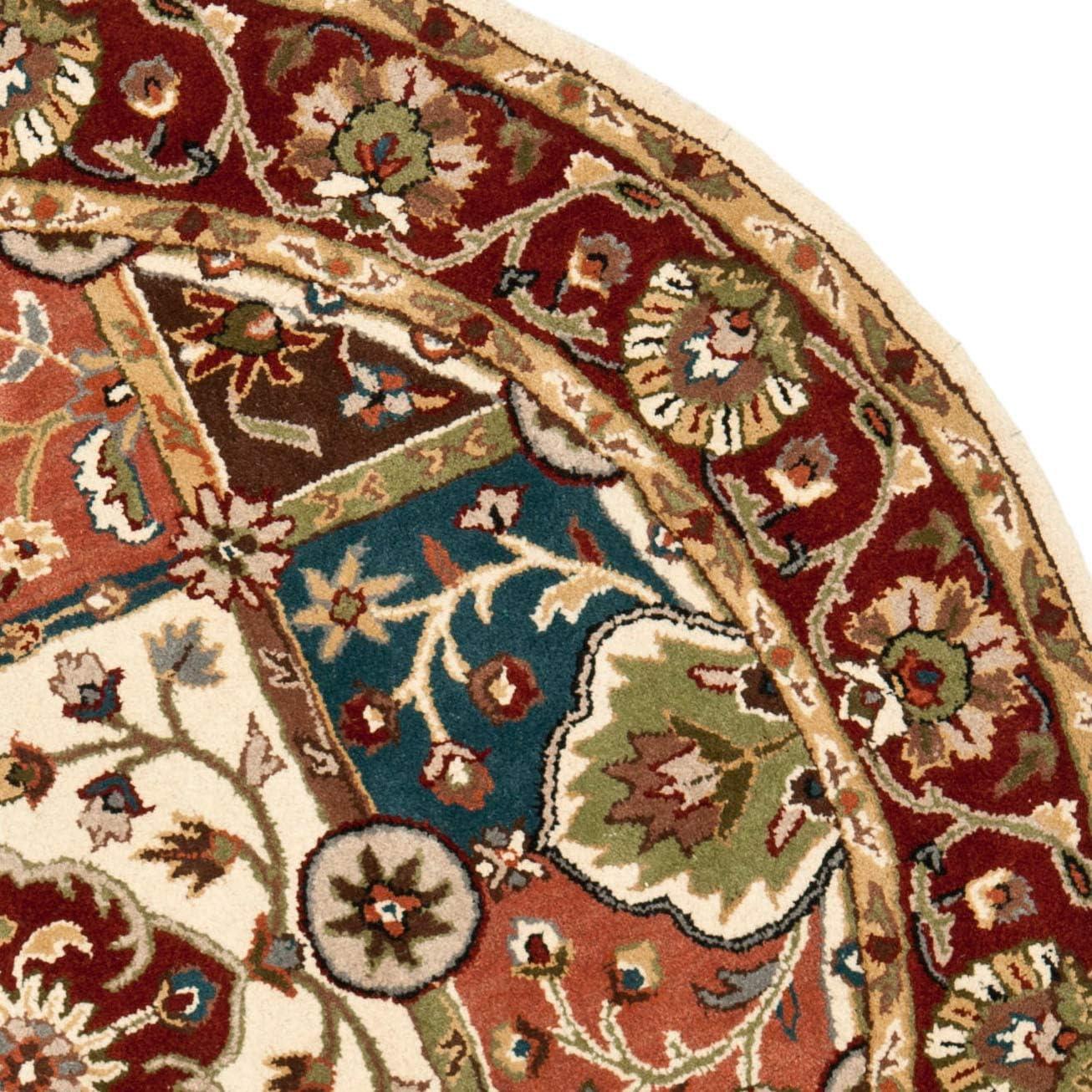 image:imageSAFAVIEH Heritage Collection Area Rug 5 x 8 Multi amp Red Handmade Traditional Oriental Wool Ideal for High Traffic Areas in Living Room Bedroom HG925AMultiRed