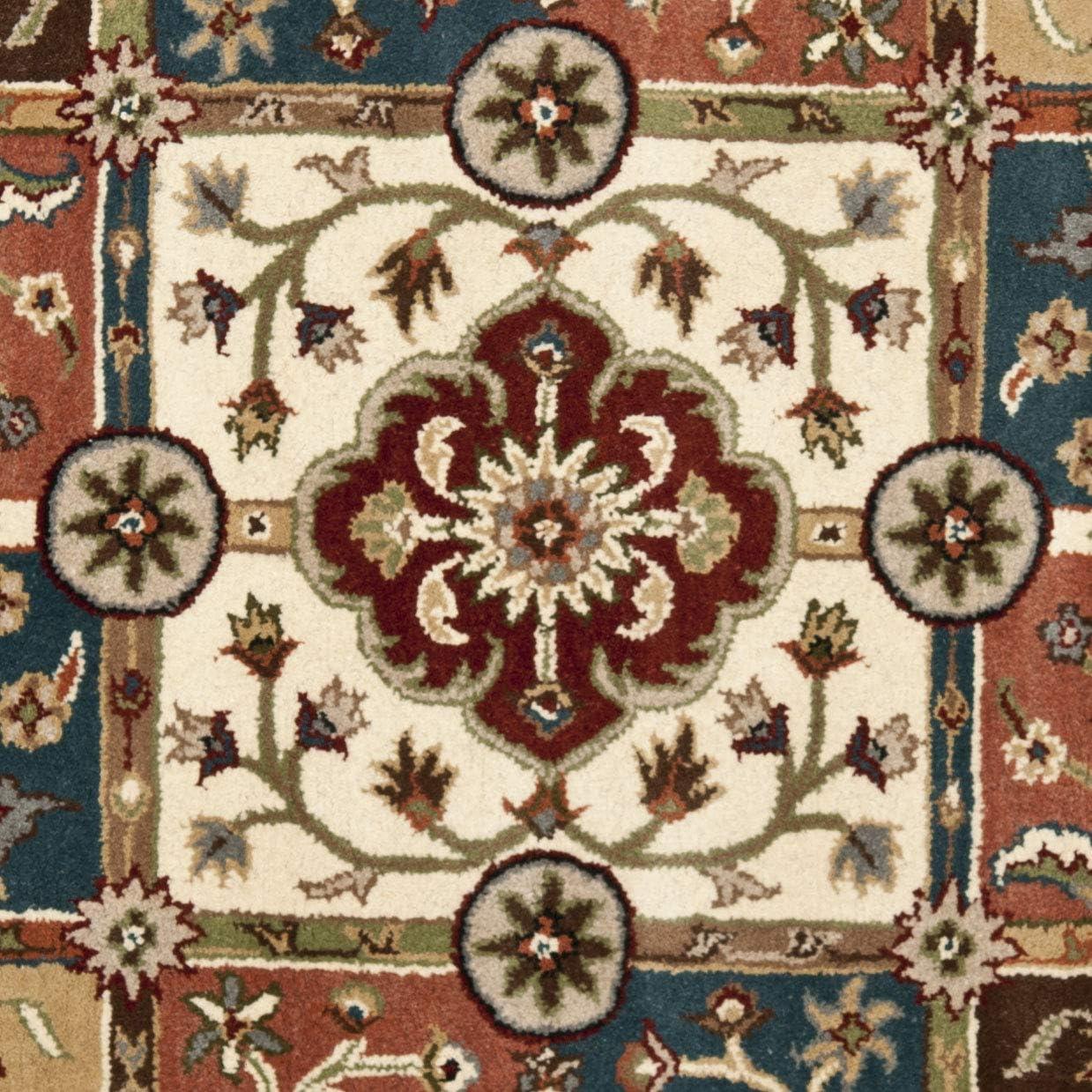 image:imageSAFAVIEH Heritage Collection Area Rug 5 x 8 Multi amp Red Handmade Traditional Oriental Wool Ideal for High Traffic Areas in Living Room Bedroom HG925AMultiRed