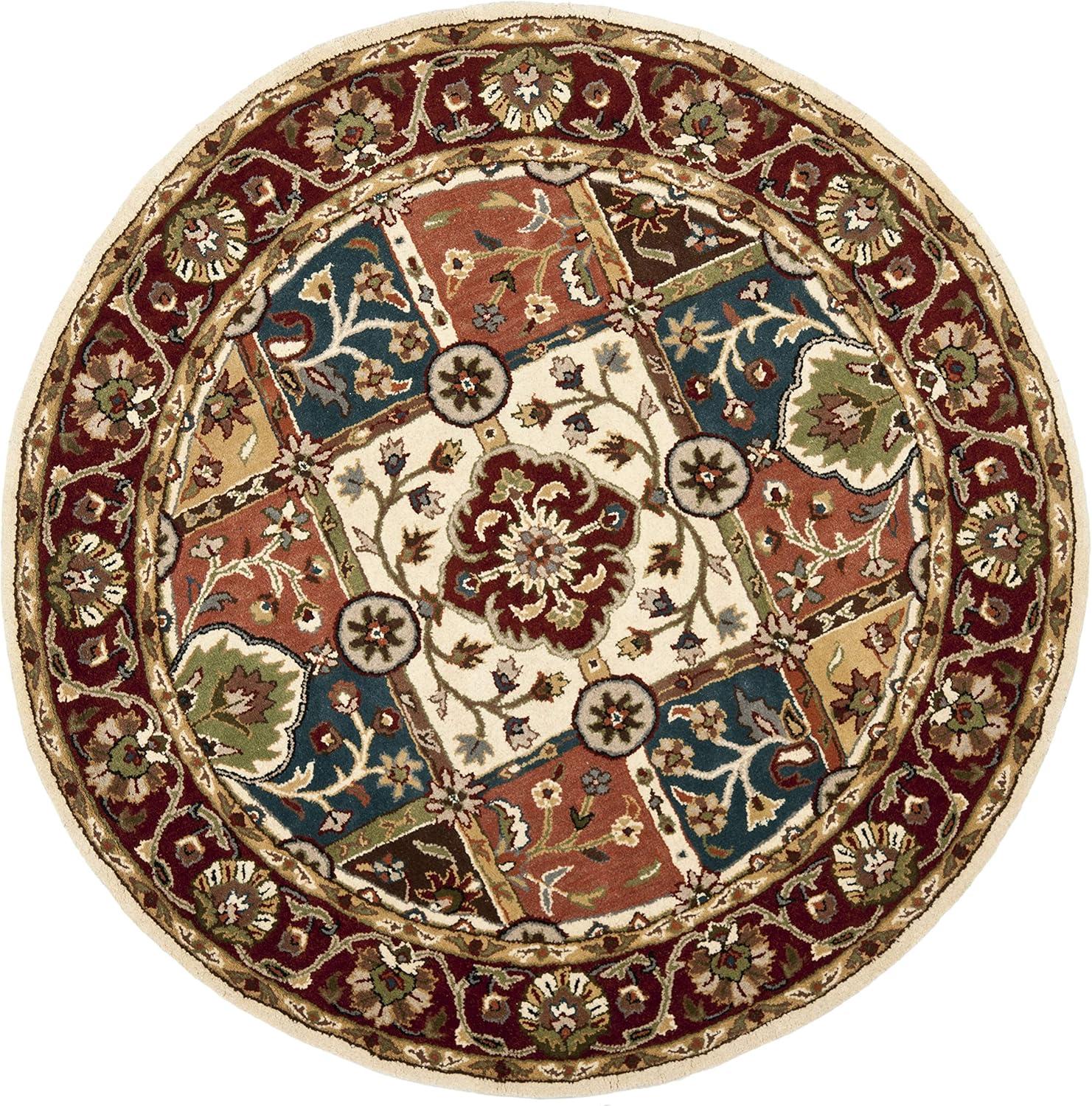 image:imageSAFAVIEH Heritage Collection Area Rug 5 x 8 Multi amp Red Handmade Traditional Oriental Wool Ideal for High Traffic Areas in Living Room Bedroom HG925AMultiRed
