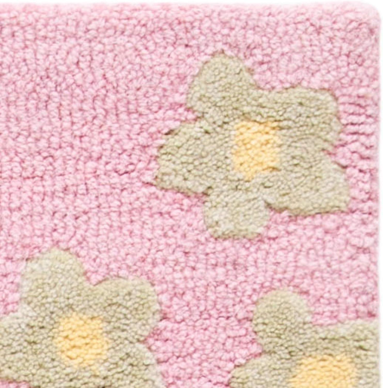 image:imageSAFAVIEH Kids Collection Area Rug 5 x 8 Pink amp Multi Handmade Floral Wool Ideal for High Traffic Areas in Living Room Bedroom SFK356APinkMulti