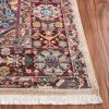 SAFAVIEH Area Rug 8×10 – Kashan Collection – Large – Blue & Red, Traditional Oriental Design, Non-Shedding & Easy Cleaning, Ideal for Living Room, Bedroom, Office, Dining Space (KSN305A)(Ivory/Red)