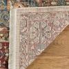 SAFAVIEH Area Rug 8×10 – Kashan Collection – Large – Blue & Red, Traditional Oriental Design, Non-Shedding & Easy Cleaning, Ideal for Living Room, Bedroom, Office, Dining Space (KSN305A)(Ivory/Blue)