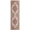 SAFAVIEH Area Rug 8×10 – Kashan Collection – Large – Blue & Red, Traditional Oriental Design, Non-Shedding & Easy Cleaning, Ideal for Living Room, Bedroom, Office, Dining Space (KSN305A)(Ivory/Blue)