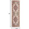 SAFAVIEH Area Rug 8×10 – Kashan Collection – Large – Blue & Red, Traditional Oriental Design, Non-Shedding & Easy Cleaning, Ideal for Living Room, Bedroom, Office, Dining Space (KSN305A)(Ivory/Blue)