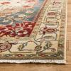 SAFAVIEH Area Rug 8×10 – Kashan Collection – Large – Ivory & Blue, Traditional Oriental Design, Non-Shedding & Easy Cleaning, Ideal for Living Room, Bedroom, Office, Dining Space (KSN306A)(Ivory/Blue)