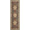 SAFAVIEH Area Rug 8×10 – Kashan Collection – Large – Ivory & Blue, Traditional Oriental Design, Non-Shedding & Easy Cleaning, Ideal for Living Room, Bedroom, Office, Dining Space (KSN306A)(Ivory/Blue)