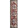 SAFAVIEH Area Rug 8×10 – Vintage Persian Collection – Large – Red & Blue, Traditional Oriental Distressed Design, Non-Shedding & Easy Cleaning, Ideal for Living Room, Bedroom, Dining Space (VTP478Q)(Red/Blue)