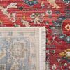 SAFAVIEH Area Rug 8×10 – Vintage Persian Collection – Large – Red & Blue, Traditional Oriental Distressed Design, Non-Shedding & Easy Cleaning, Ideal for Living Room, Bedroom, Dining Space (VTP478Q)(Red/Blue)
