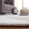 SAFAVIEH Carousel Kids Collection Accent Rug – 4′ x 6′, Light Grey & Black, Non-Shedding & Easy Care, Ideal for High Traffic Areas for Boys & Girls in Playroom, Nursery, Bedroom (CRK132F)(Light Grey/Black)