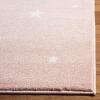 SAFAVIEH Carousel Kids Collection Accent Rug – 4′ x 6′, Pink & Ivory, Doe Design, Non-Shedding & Easy Care, Ideal for High Traffic Areas for Boys & Girls in Playroom, Nursery, Bedroom (CRK191P)(Pink/Ivory)