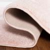 SAFAVIEH Carousel Kids Collection Accent Rug – 4′ x 6′, Pink & Ivory, Doe Design, Non-Shedding & Easy Care, Ideal for High Traffic Areas for Boys & Girls in Playroom, Nursery, Bedroom (CRK191P)(Pink/Ivory)