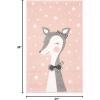 SAFAVIEH Carousel Kids Collection Accent Rug – 4′ x 6′, Pink & Ivory, Doe Design, Non-Shedding & Easy Care, Ideal for High Traffic Areas for Boys & Girls in Playroom, Nursery, Bedroom (CRK191P)(Pink/Ivory)