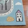 SAFAVIEH Carousel Kids Collection Area Rug – 6’7″ x 9′, Grey & Light Blue, Non-Shedding & Easy Care, Ideal for High Traffic Areas for Boys & Girls in Playroom, Nursery, Bedroom (CRK193F)(Grey/Light Blue)