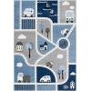 SAFAVIEH Carousel Kids Collection Area Rug – 6’7″ x 9′, Grey & Light Blue, Non-Shedding & Easy Care, Ideal for High Traffic Areas for Boys & Girls in Playroom, Nursery, Bedroom (CRK193F)(Grey/Blue)