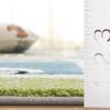 SAFAVIEH Carousel Kids Collection Area Rug – 6’7″ x 9′, Grey & Light Blue, Non-Shedding & Easy Care, Ideal for High Traffic Areas for Boys & Girls in Playroom, Nursery, Bedroom (CRK193F)(Green/Grey)